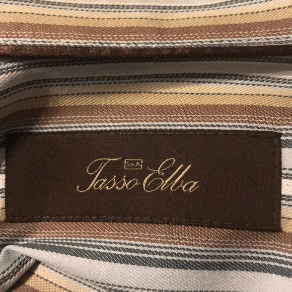 Tasso Elba striped shirt - Picture 6 of 7